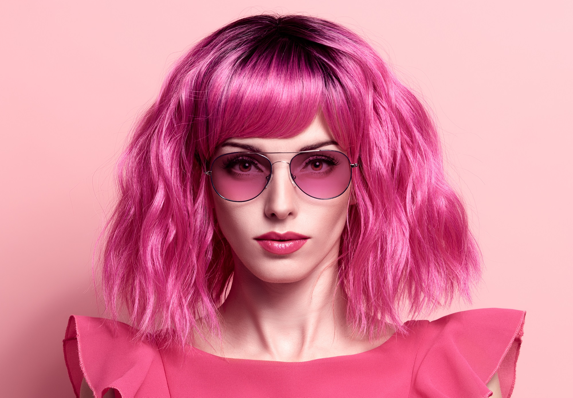 Hot pink color