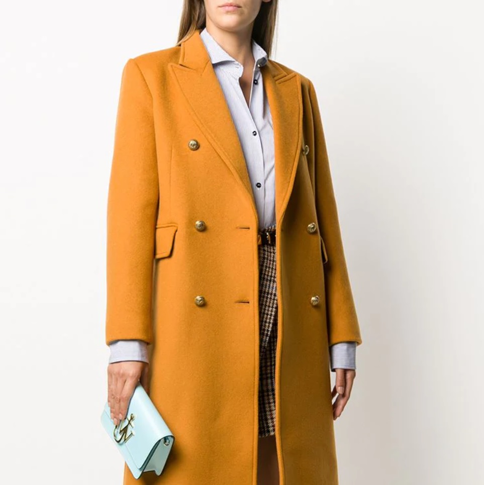 Double breasted coat