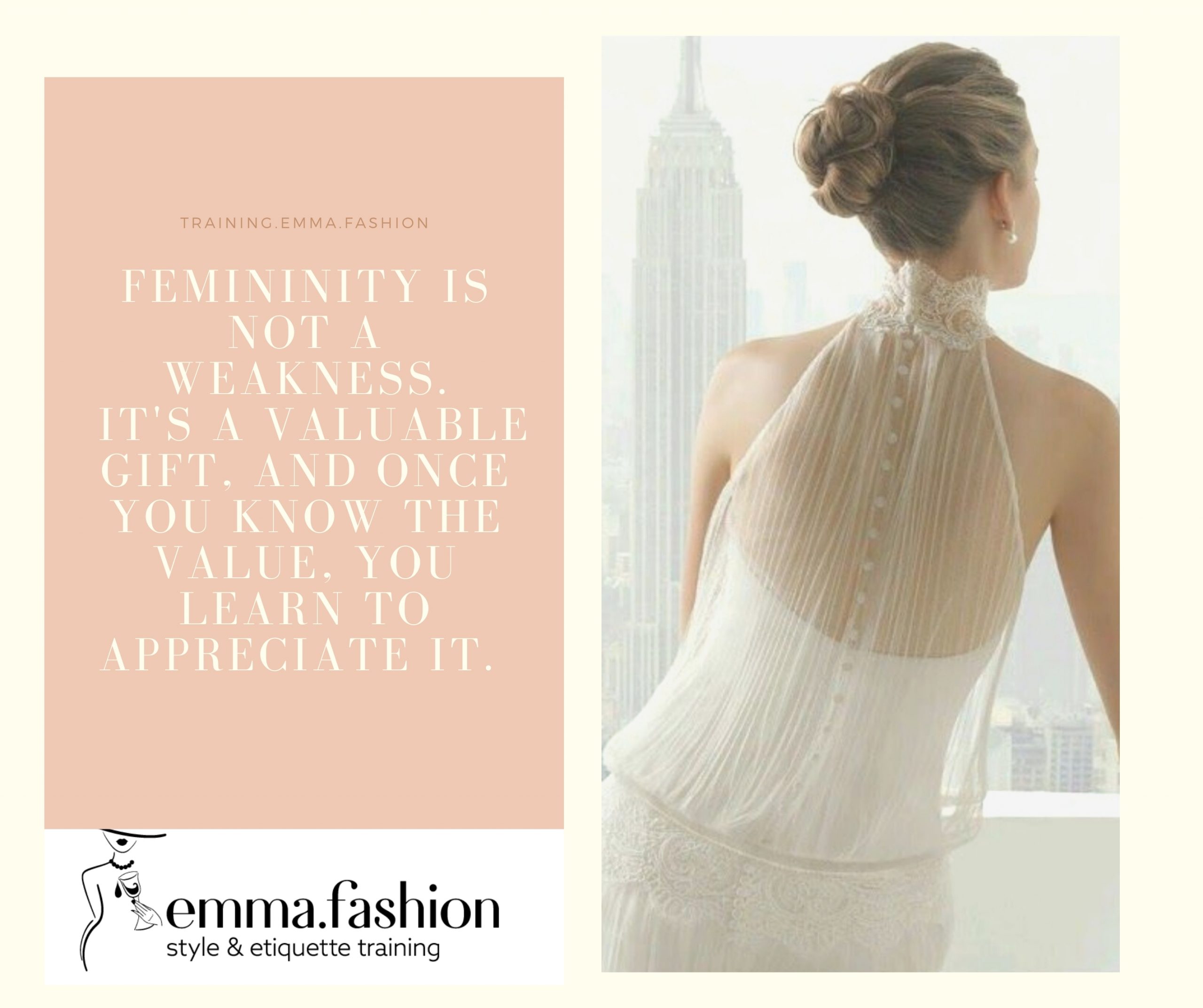 Feminine and graceful appearance