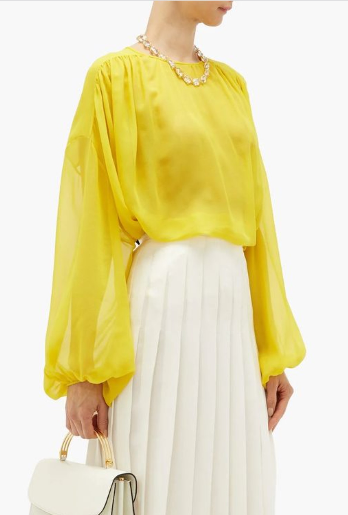 Yellow blouse