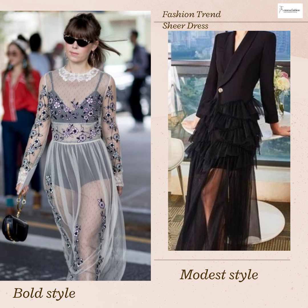 Sheer dresses
