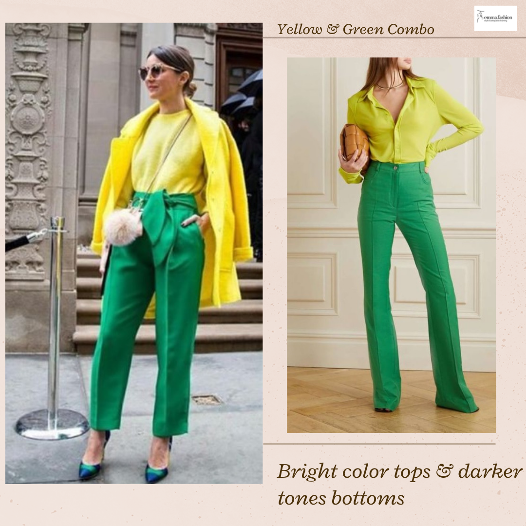 Yellow and green separates