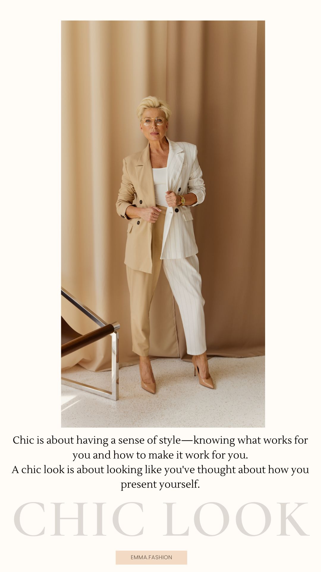 How to look chic