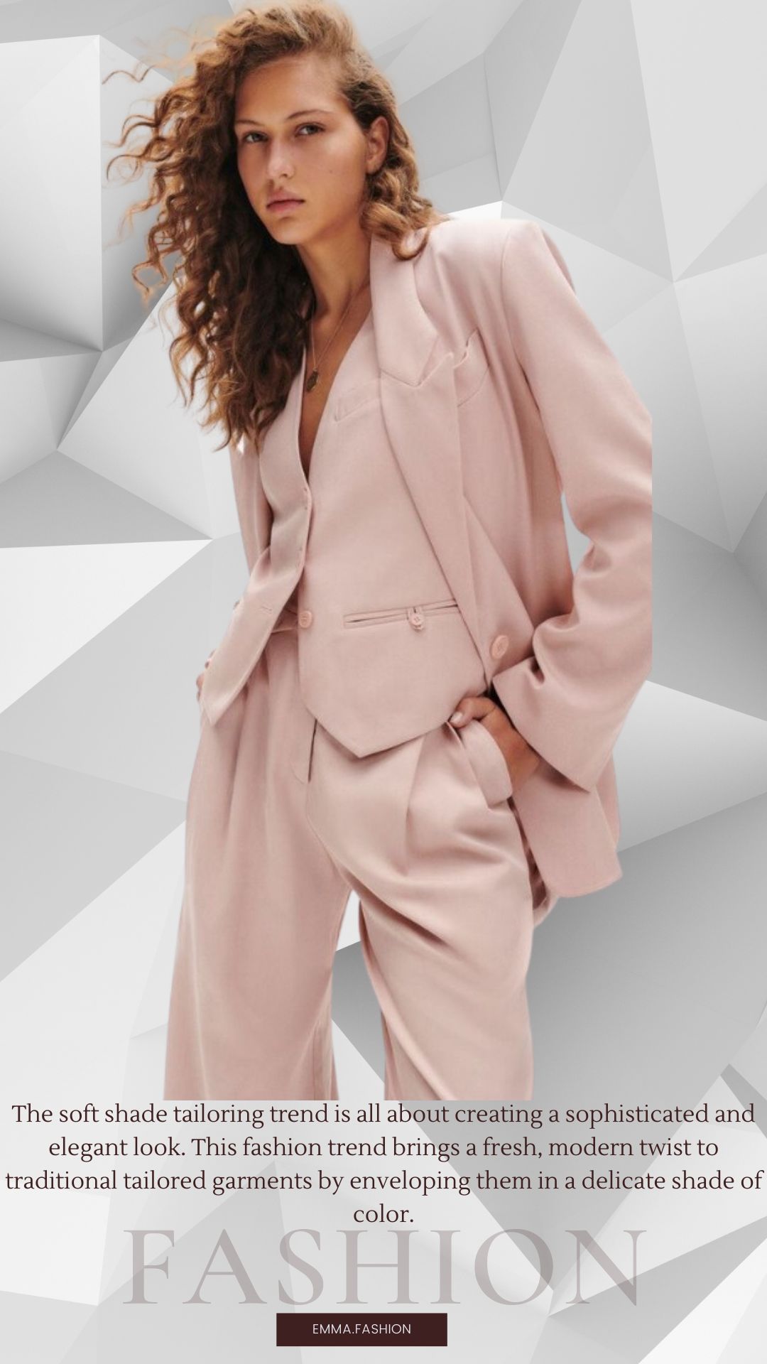 Soft shades tailoring trend