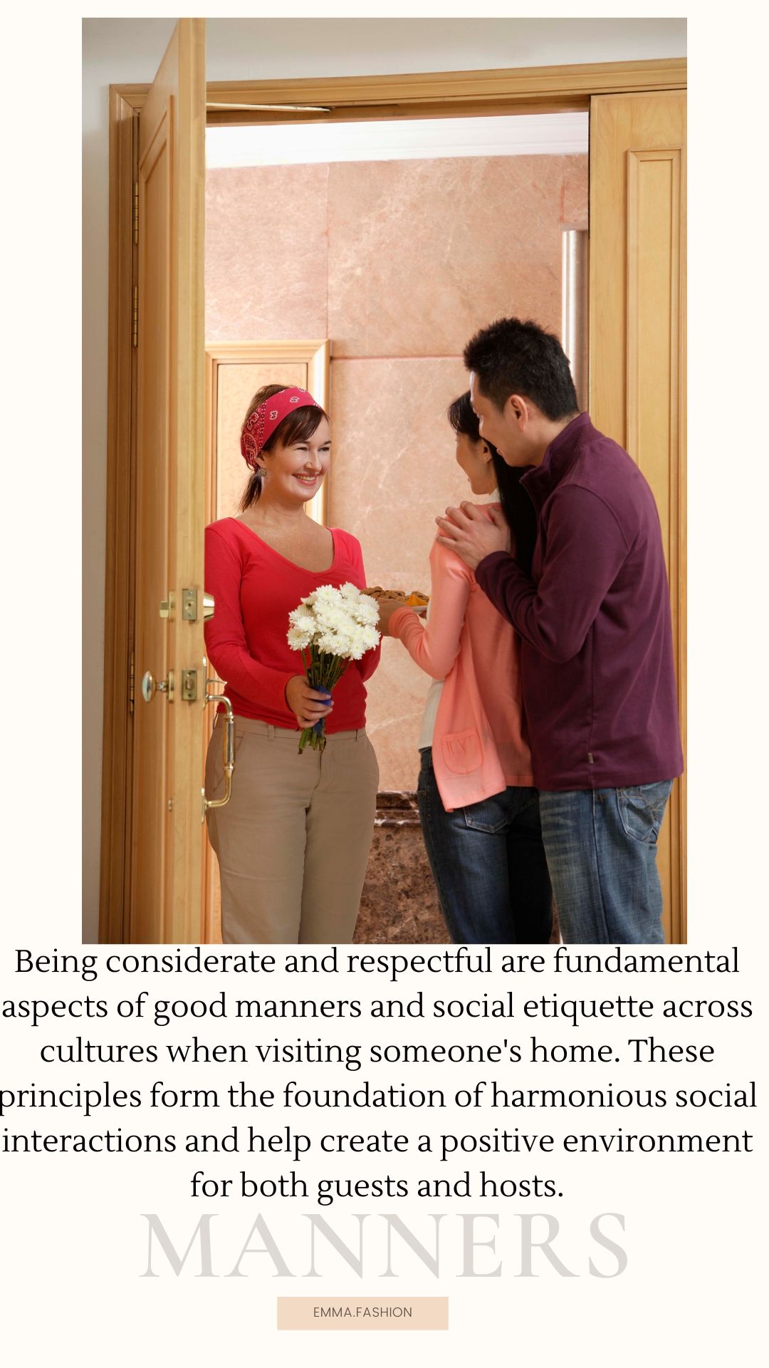 Social etiquette when visiting someone's at home