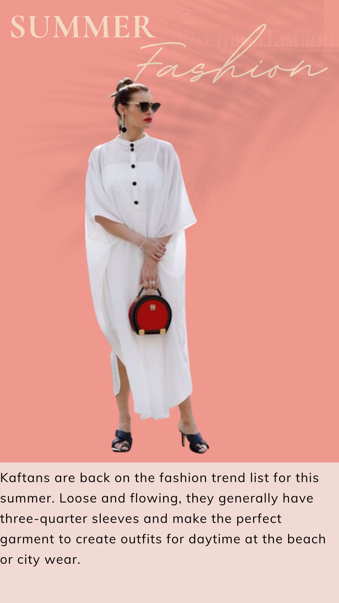 Summer trend Kaftan dress