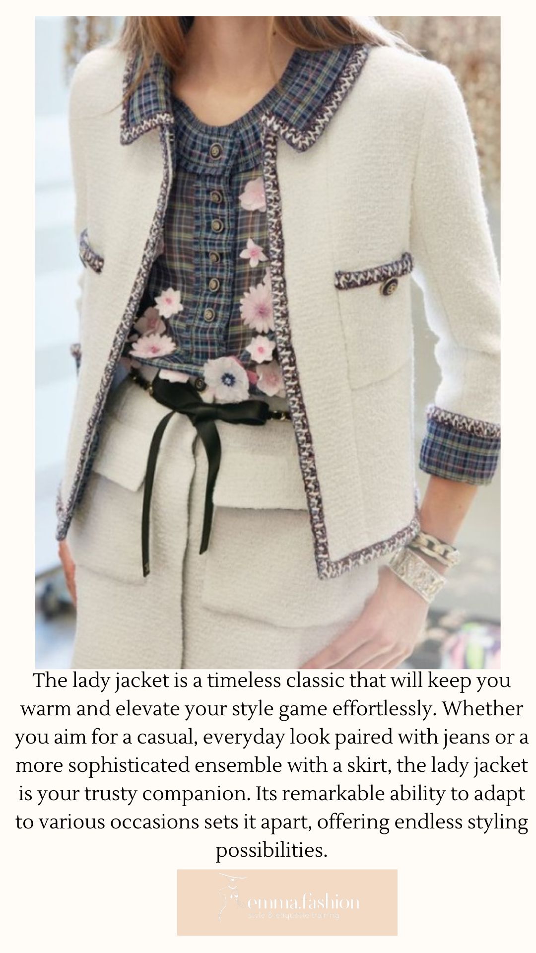 Lady jacket fall trend