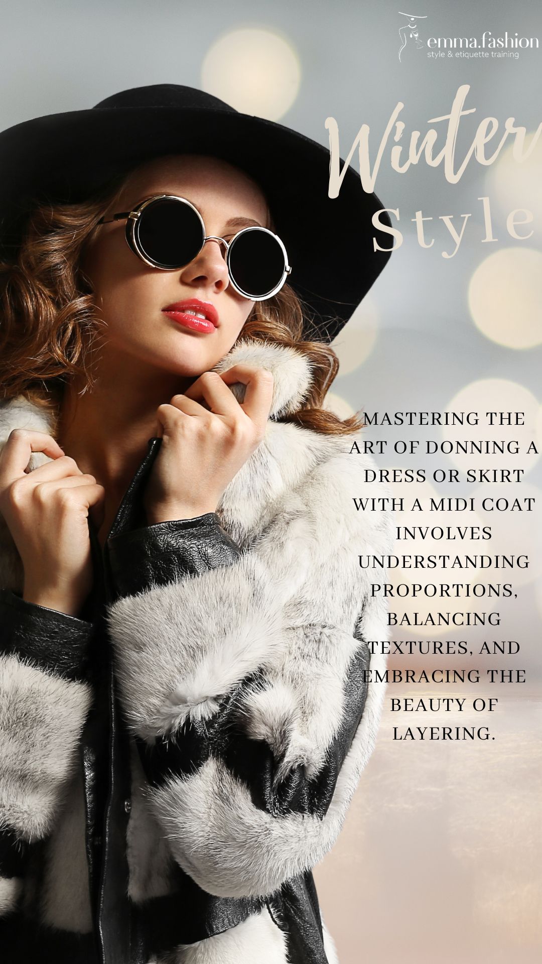 How to style a midi coat with a dress/skirt and look elegant and stylish.