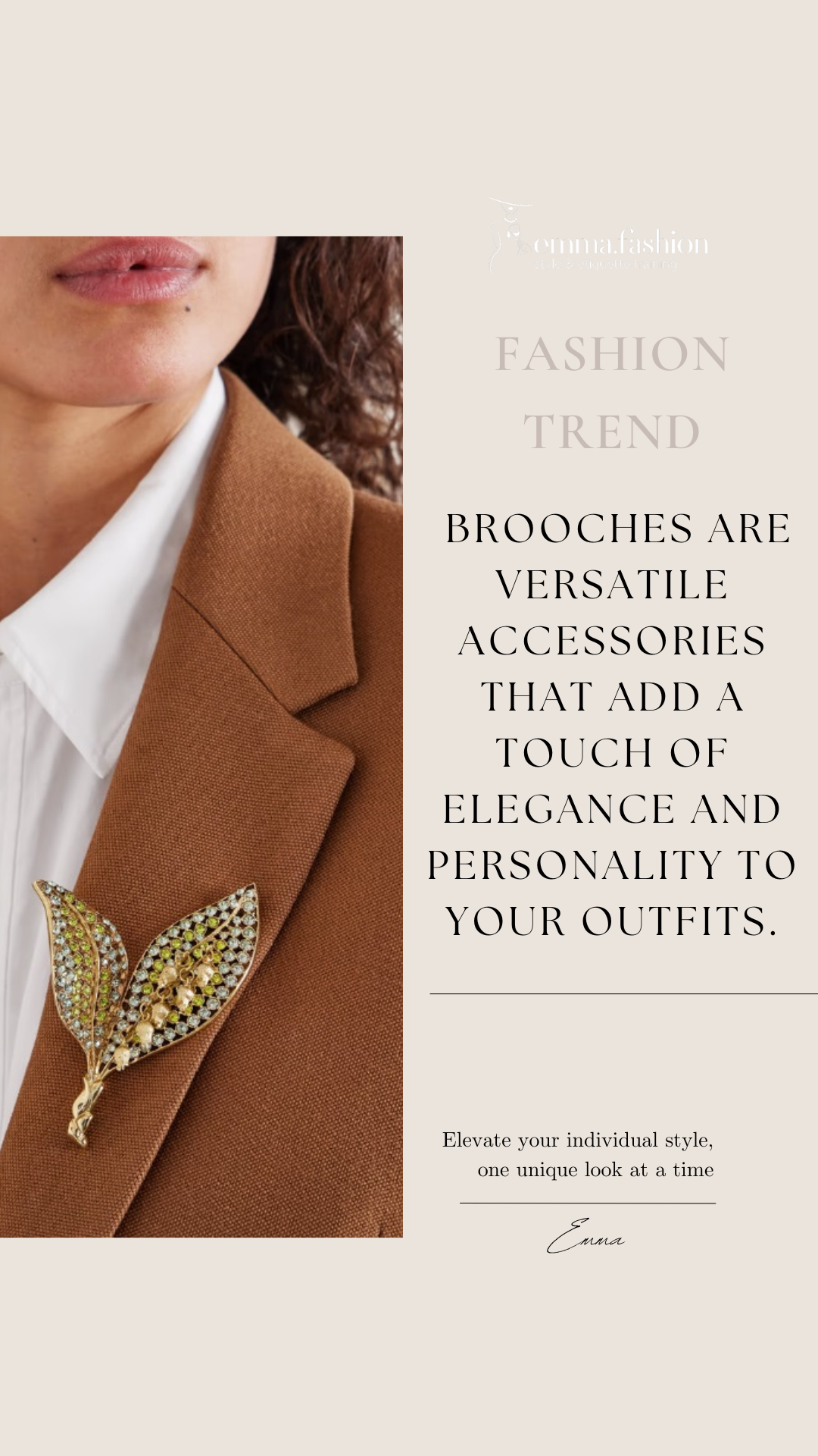 Brooches Spring Trend