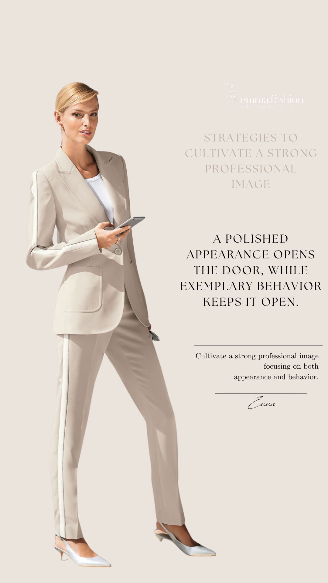 Why Both Appearance and Behavior Matter in Professional Image