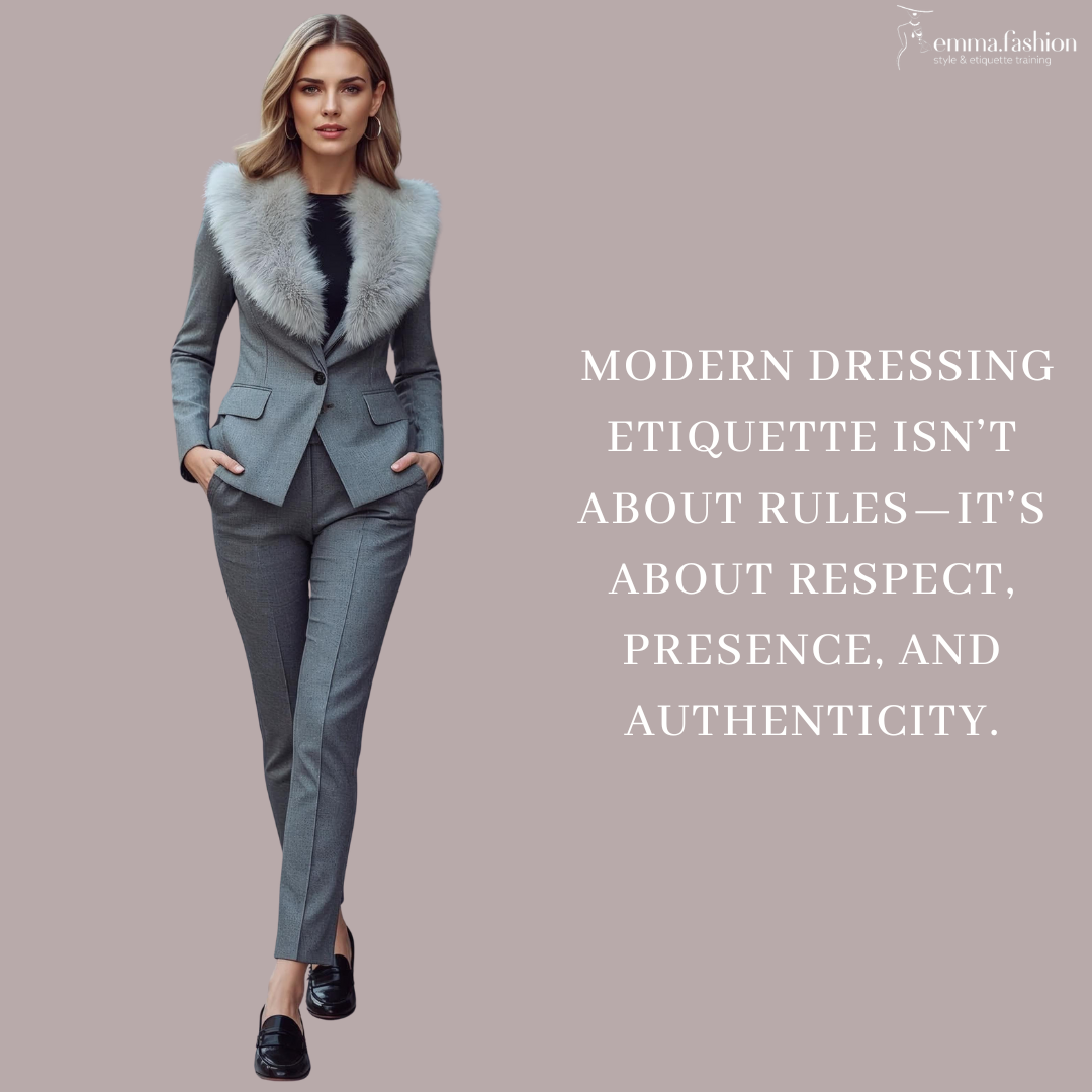 Modern dressing etiquette